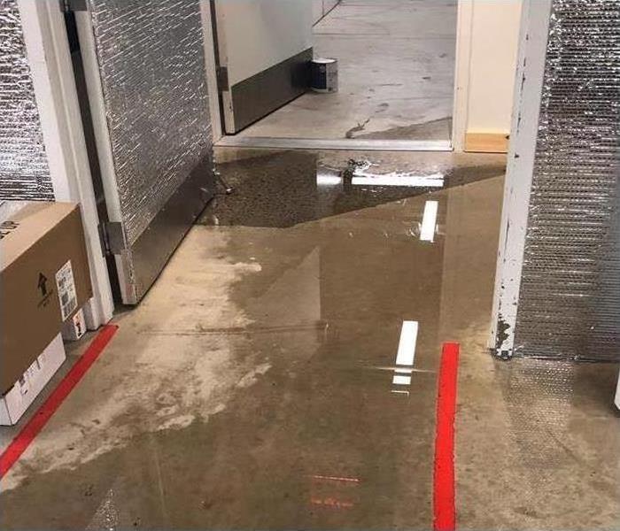 storm flooding of commercial retail space